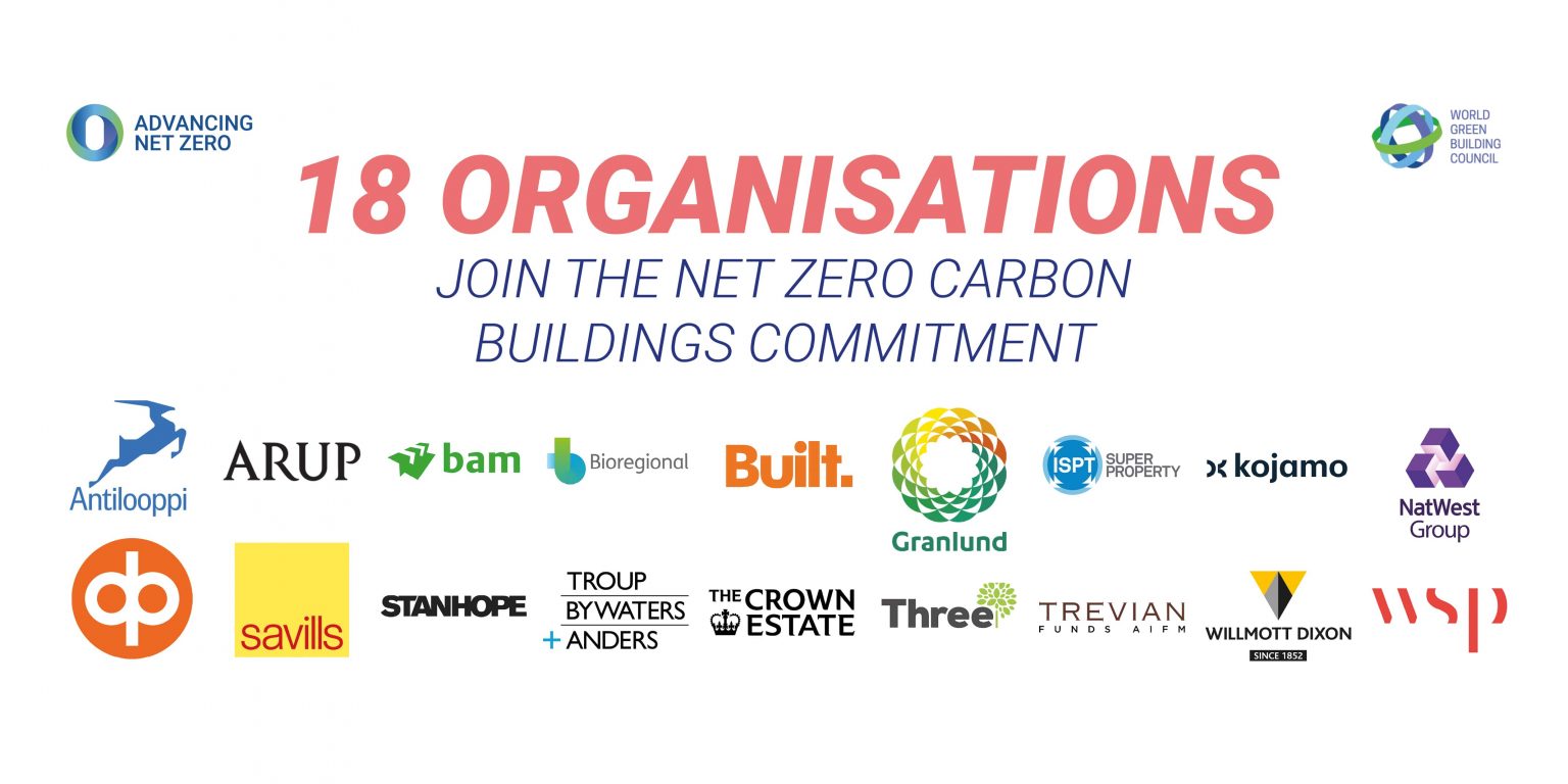 WorldGBC Announces 18 New Signatories To The Net Zero Carbon Buildings ...