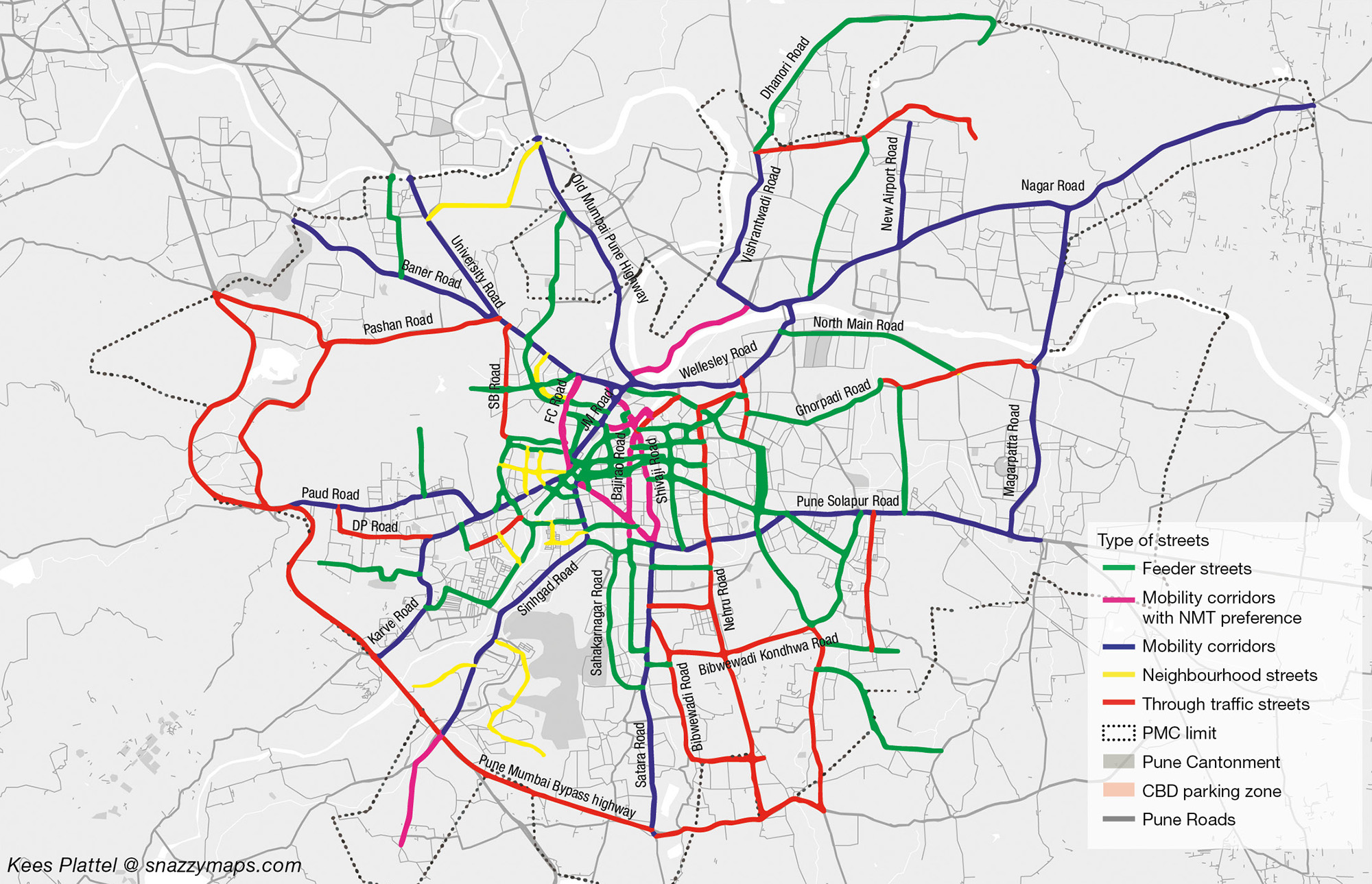 Can Pune Be A Case Study For Indian Cities To Improve Pedestrian   Map2 1 